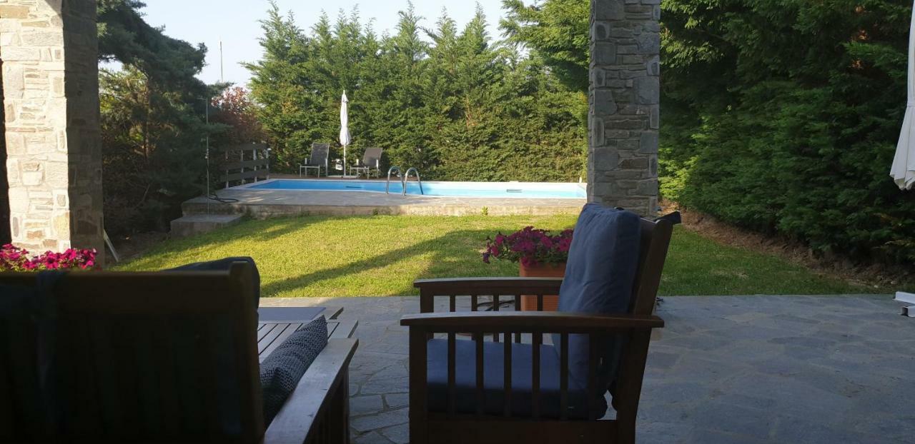 Sunny Sani Luxury Villas Bagian luar foto